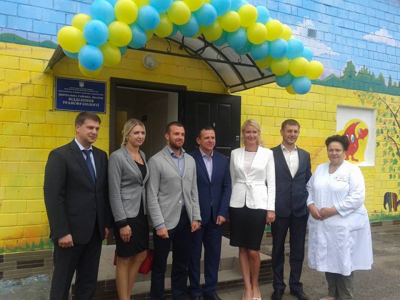 Відкриття відділення центру переливання крові  в Василькові