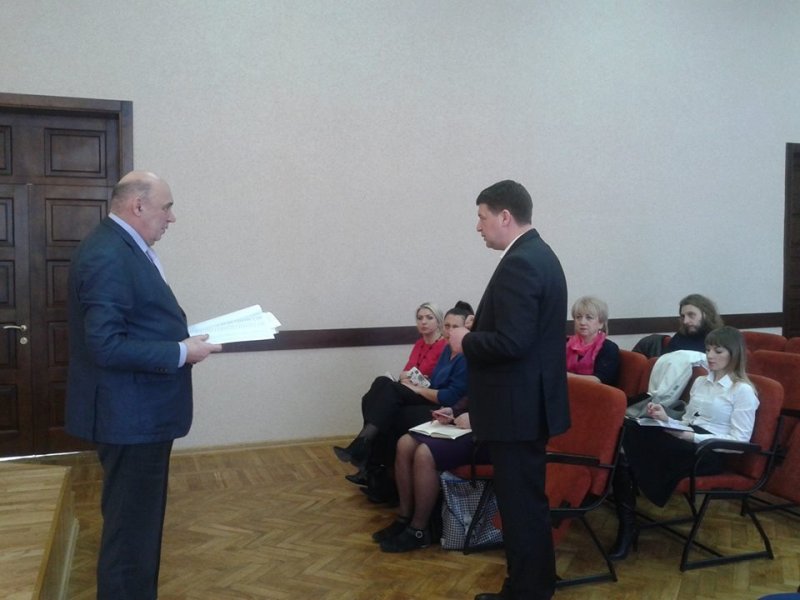 Зустріч з Удовиченком Володимиром Петровичем