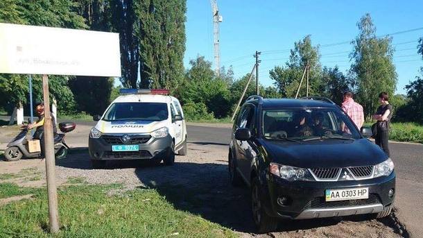 На дороге под Васильковом произошла стрельба