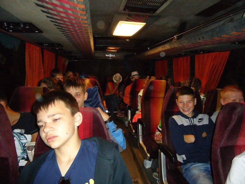 Васильківські школярі відпочивають на морі