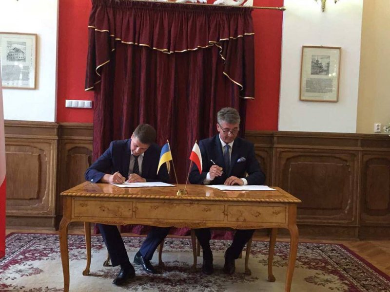 Угода про співробітництво між містами Васильків (Україна) та Томашув Любельський (Польща)
