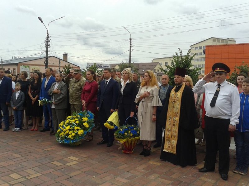 В межах святкування Дня Незалежності у Василькові відбувся урочистий мітинг.