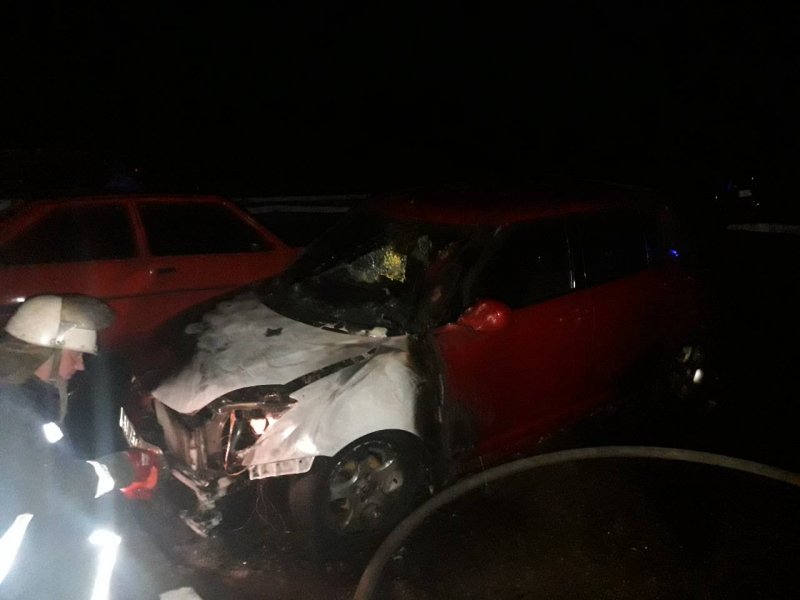 В Василькові на массиві згорів автомобіль