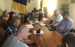 Нарада з питань реконструкції скверу Воїнам - інтернаціоналістам