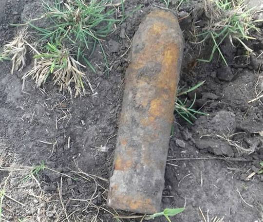 У Васильківському районі знайшли снаряд часів Другої світової війни