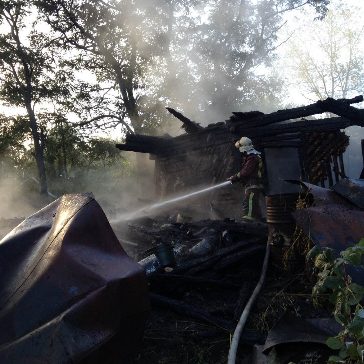 У Василькові згорів будинок