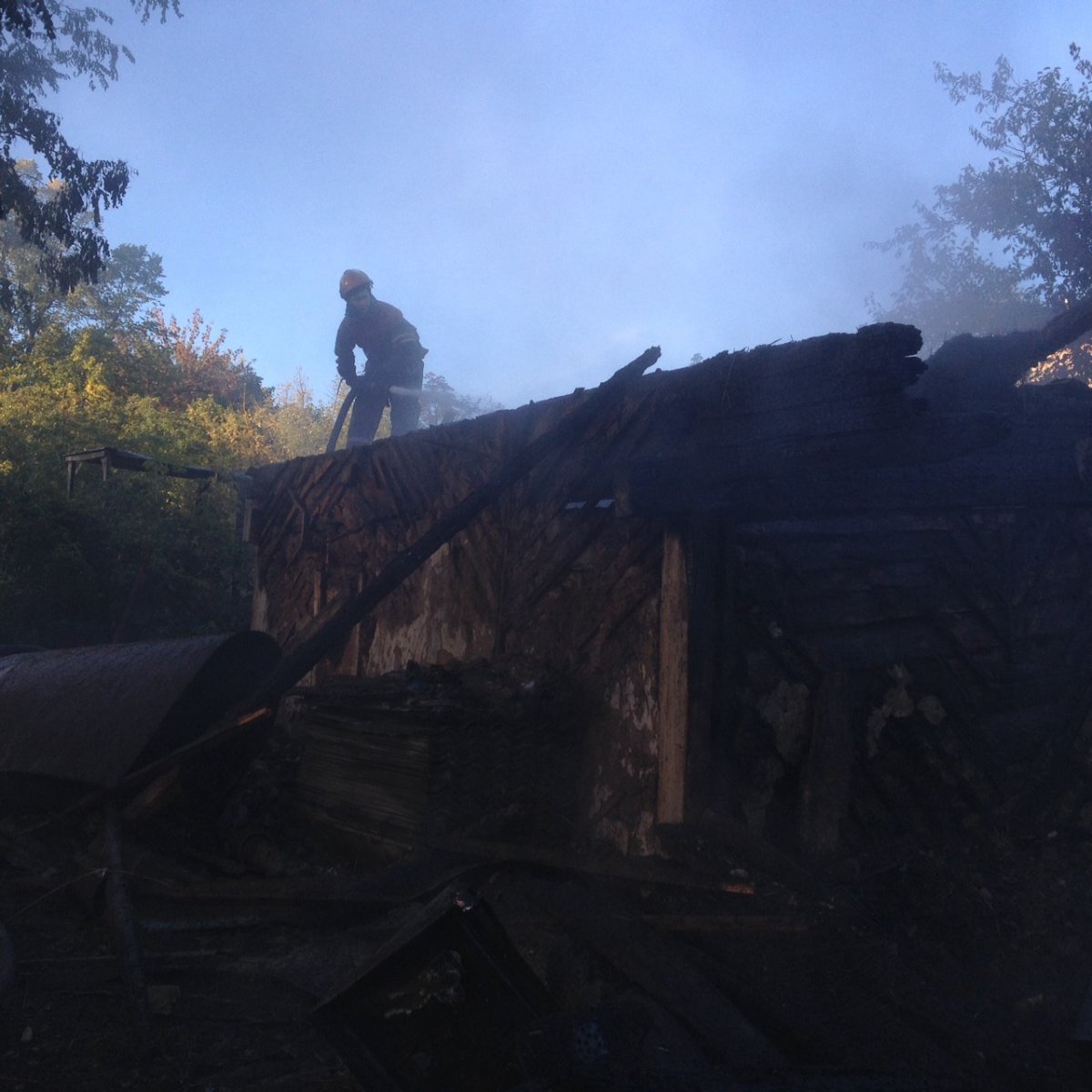 У Василькові згорів будинок