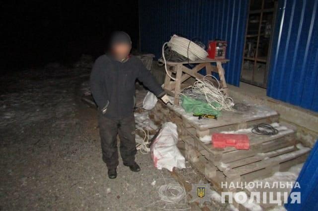 Дачного крадія оперативно затримали на Васильківщині