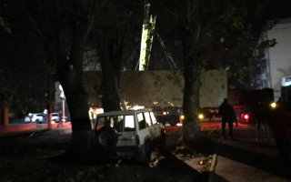 Демонтаж МАФа в військовому містечку