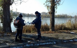 РЯТУВАЛЬНИКИ ПРОВЕЛИ РЕЙД ТОНКОЮ КРИГОЮ