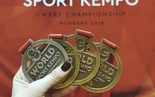 Спортсменка з Васильківщини завоювала три золоті й одну срібну медалі на фіналі кубка світу з панкратіону