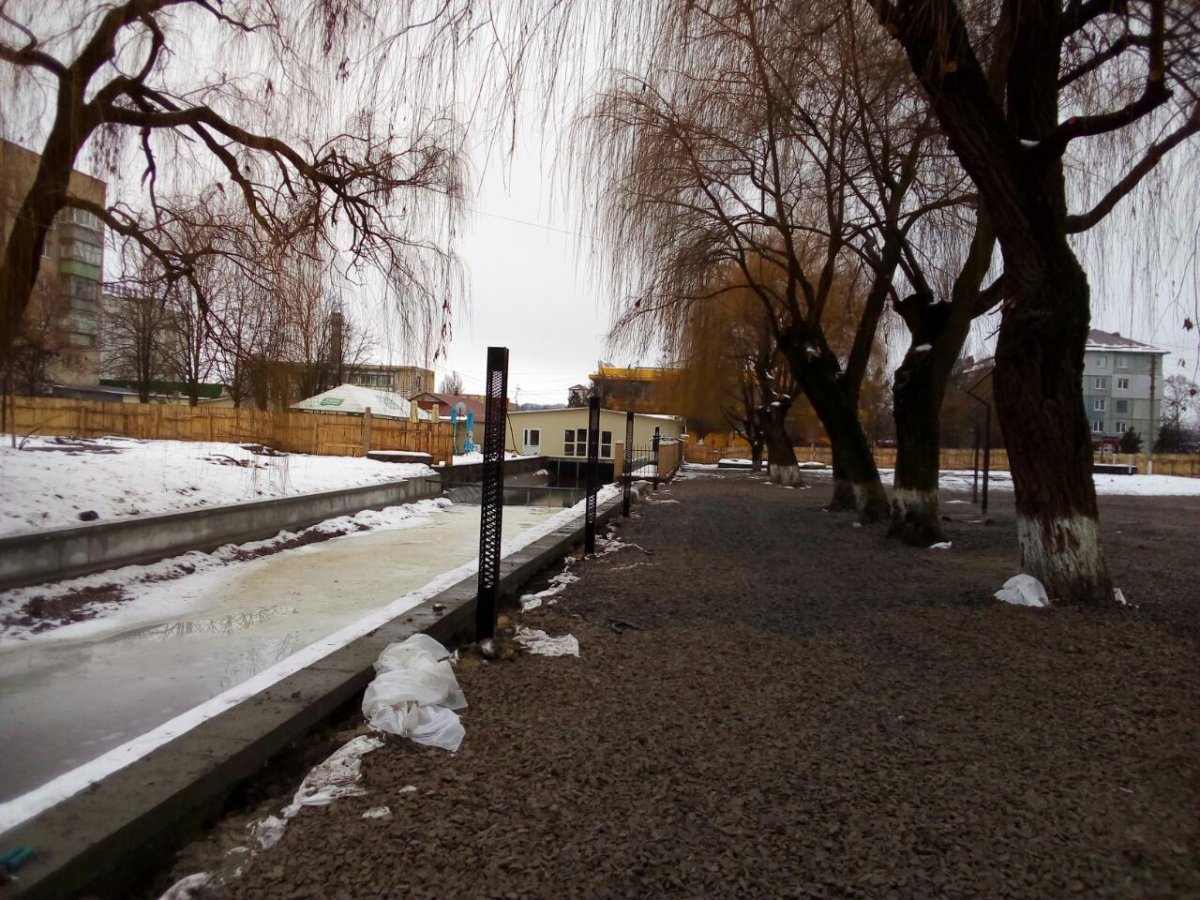 Реконструкцію   парку «Венеція» у Василькові обіцяють завершити навесні