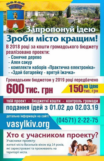 Громадський бюджет Василькова