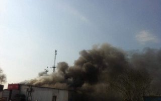 У Васильківському районі загорілась складська будівля «Нової пошти»