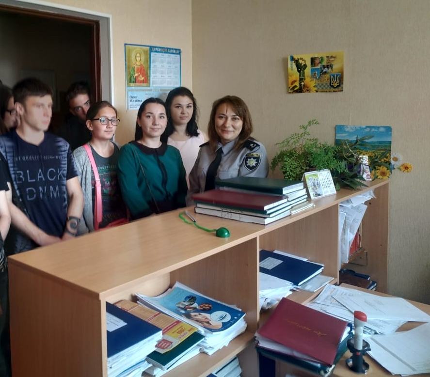 Студенти коледжу ознайомились із роботою поліцейських Васильківщини
