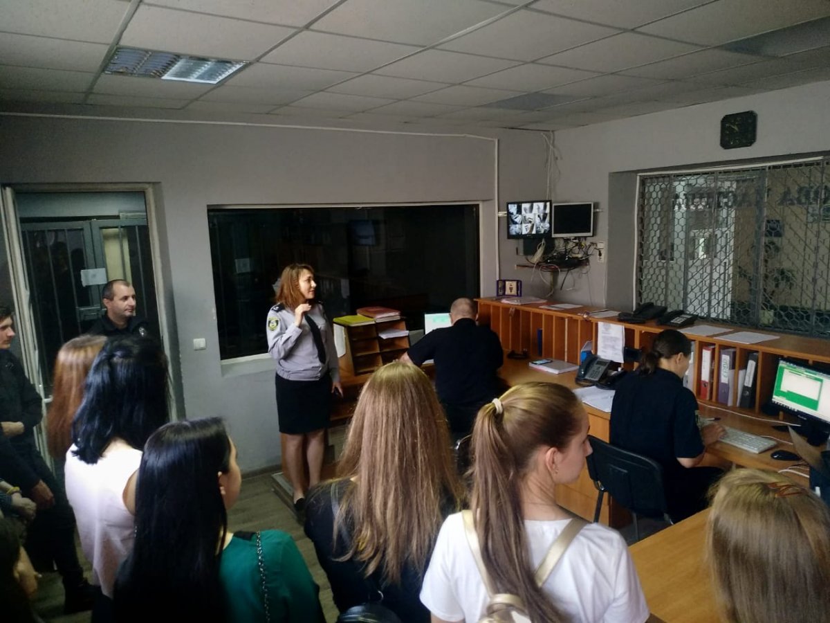 Студенти коледжу ознайомились із роботою поліцейських Васильківщини