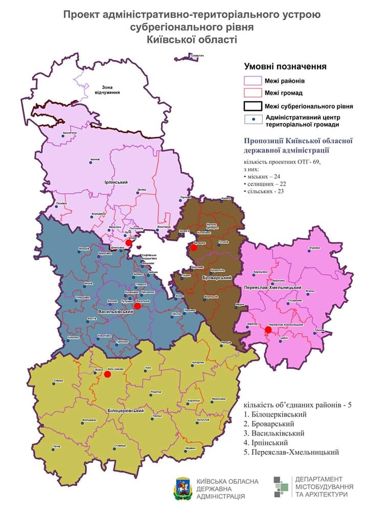 Києво-Святошинський район хочуть приєднати до Васильківщини: проект КОДА