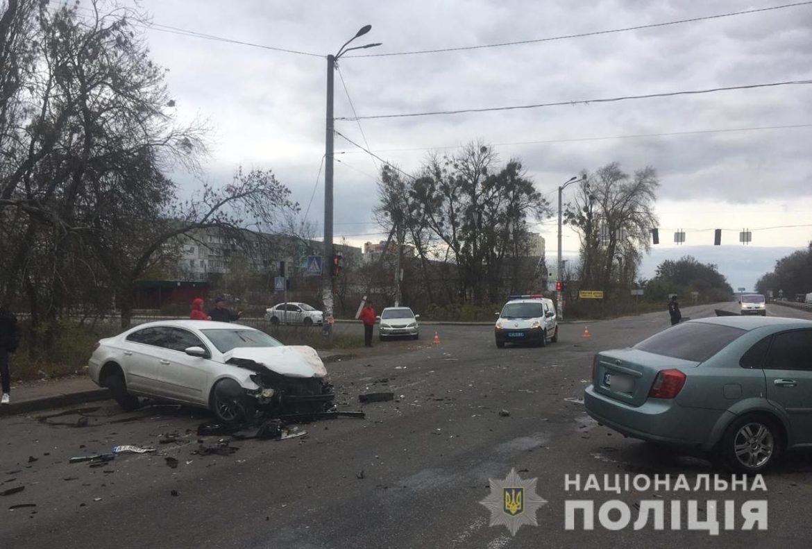 ДТП на перехресті в Глевасі (Відео)
