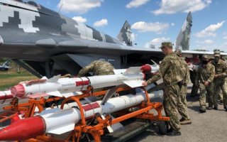 Васильковские истребители показали в действии
