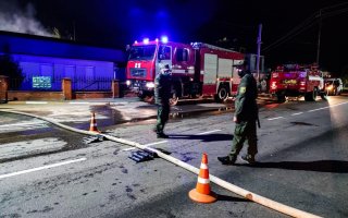 Пожежа на складі в Калинівці