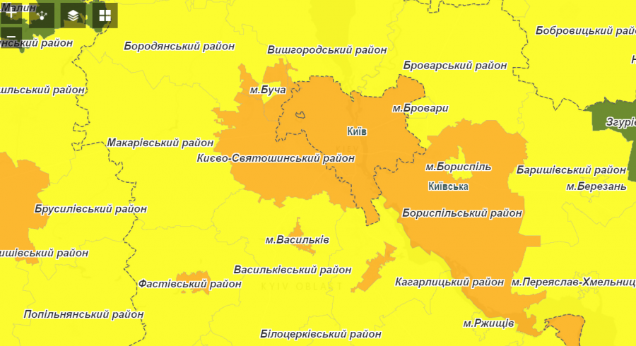 Місто Васильків з 12 жовтня потрапляє до помаранчової зони карантину
