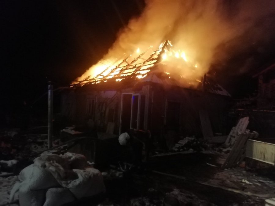 Пожежа в Василькові.  Згорів будинок  пр. Мопровський