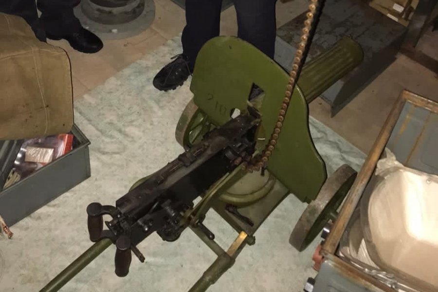 В місті  Василькові у місцевого жителя вилучили кулемет "Максим"