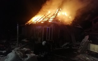 Пожежа в Василькові.  Згорів будинок  пр. Мопровський