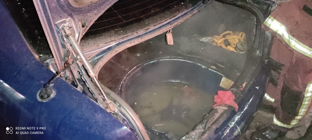В місті Васильків  вночі горів автомобіль