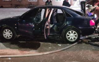 В місті Васильків  вночі горів автомобіль