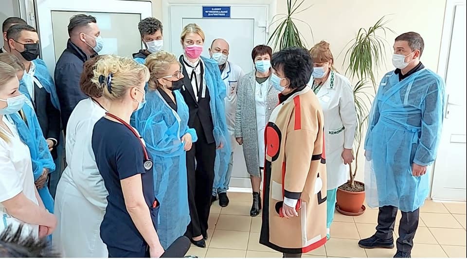 Юлія Тимошенко з робочим візитом відвідала лікарню в Василькові