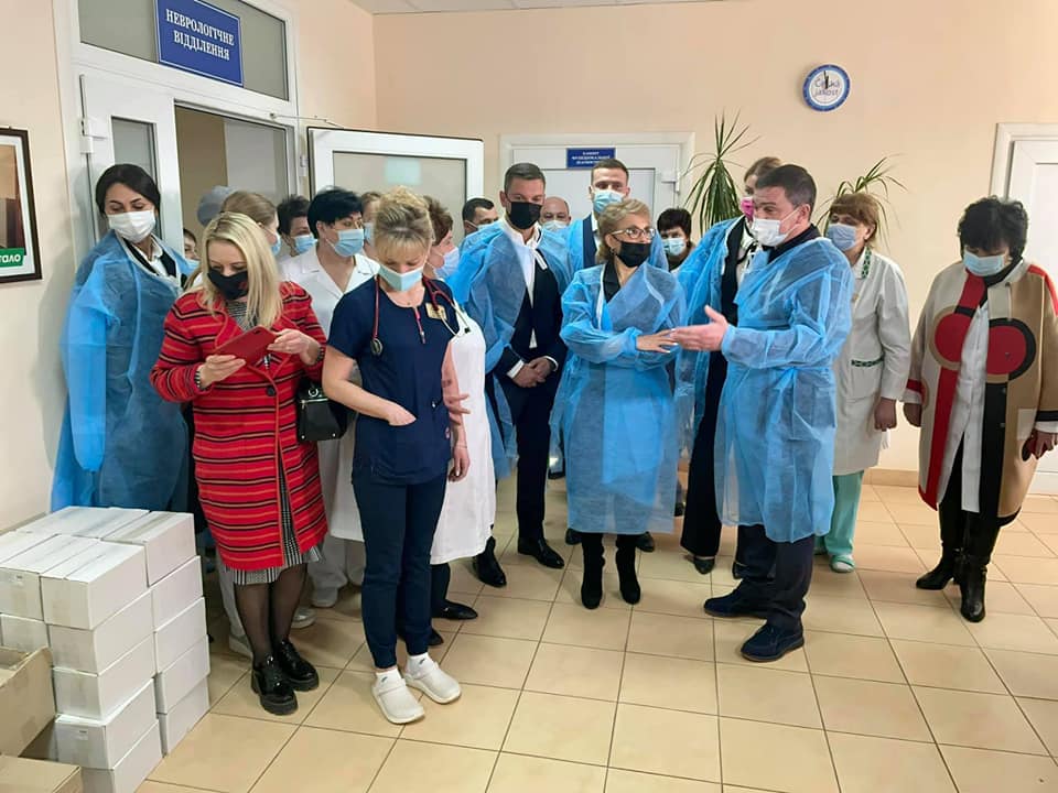 Юлія Тимошенко з робочим візитом відвідала лікарню в Василькові
