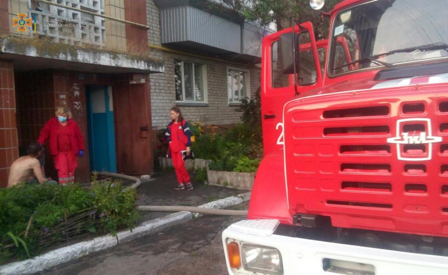  У Василькові під час пожежі постраждав власник квартири - ДСНС. 