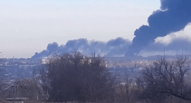 В Василькові  повністю знищили аеродром та нафотобазу