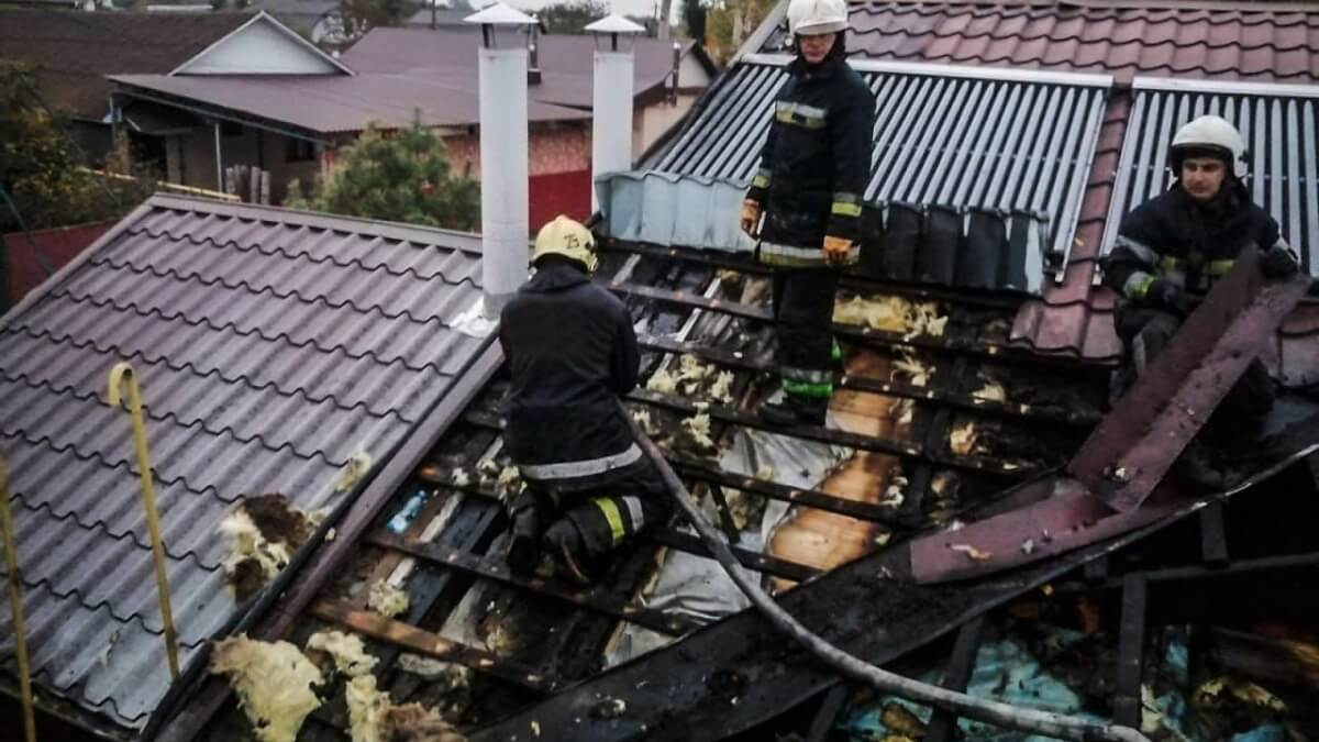 У Василькові загорілось кафе з відвідувачами та персоналом