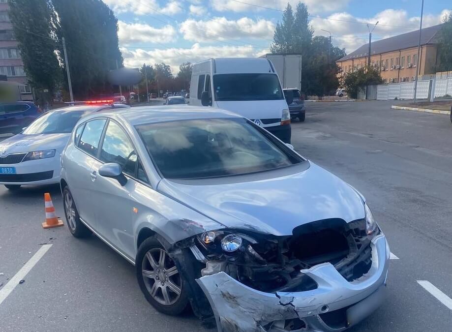 У місті Васильків в районі автопарка сталася ДТП