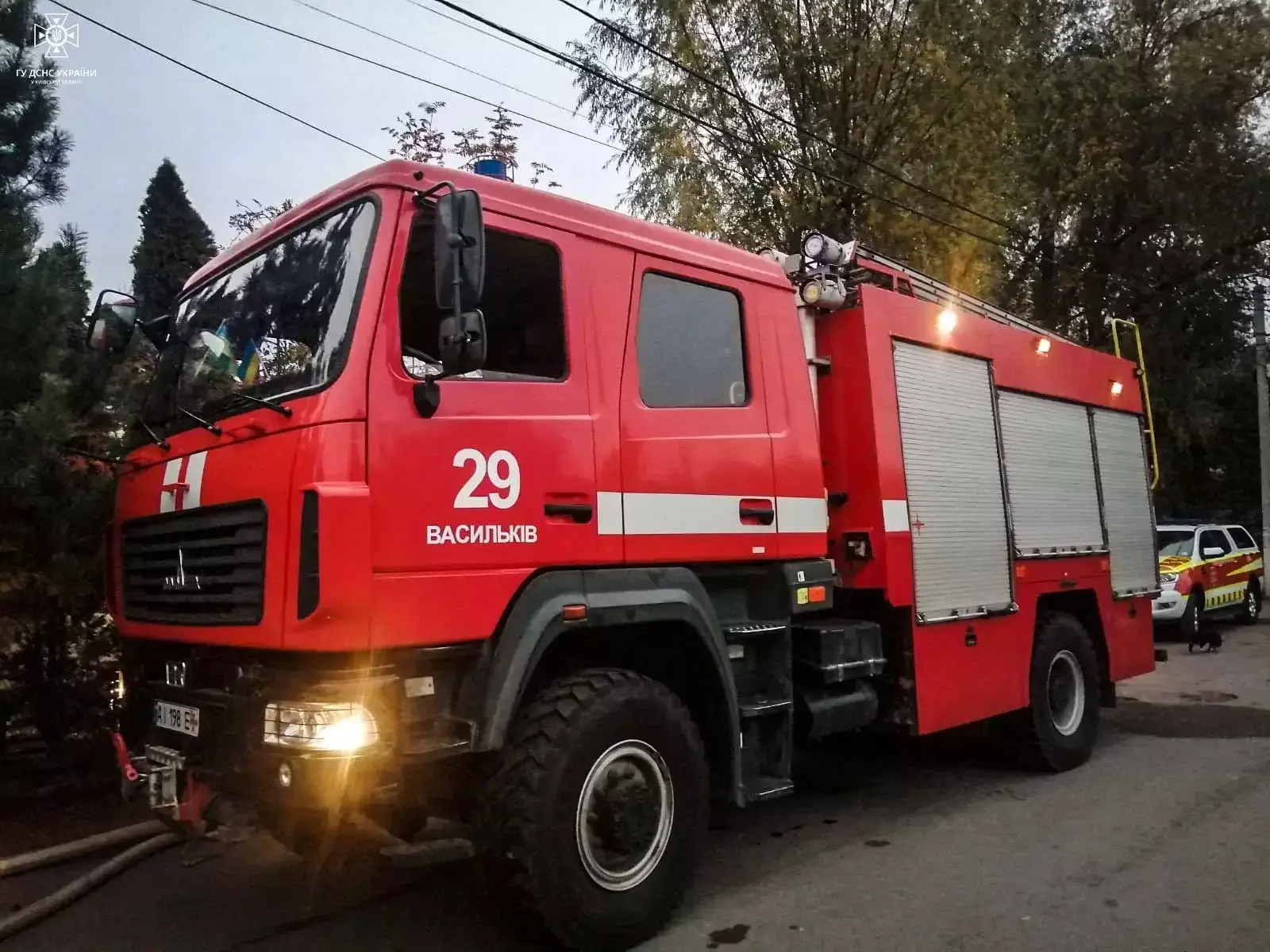 У Василькові загорілось кафе з відвідувачами та персоналом