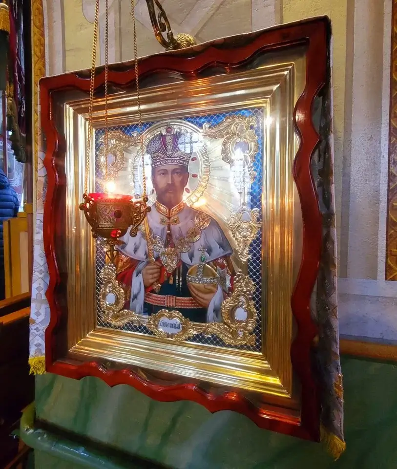 У Василькові в храмі УПЦ (МП) висить ікона Нікалая ІІ – російського імператора