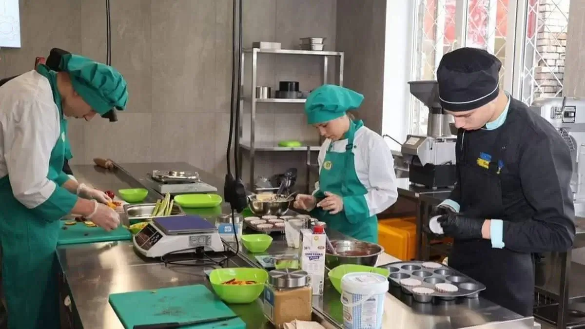 У Василькові відкрили кулінарний хаб для студентів професійного коледжу