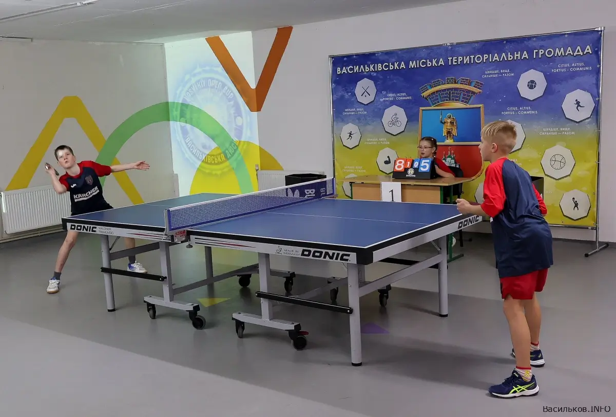 У Василькові відбувся відкритий чемпіонат з настільного тенісу VASYLKIV OPEN CUP