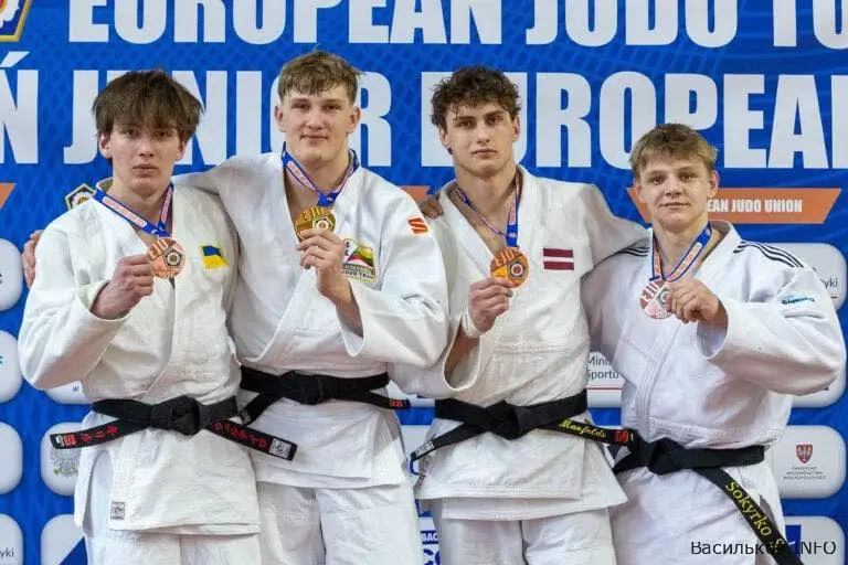 Дзюдоїст із Василькова став срібним призером Кубка Європи