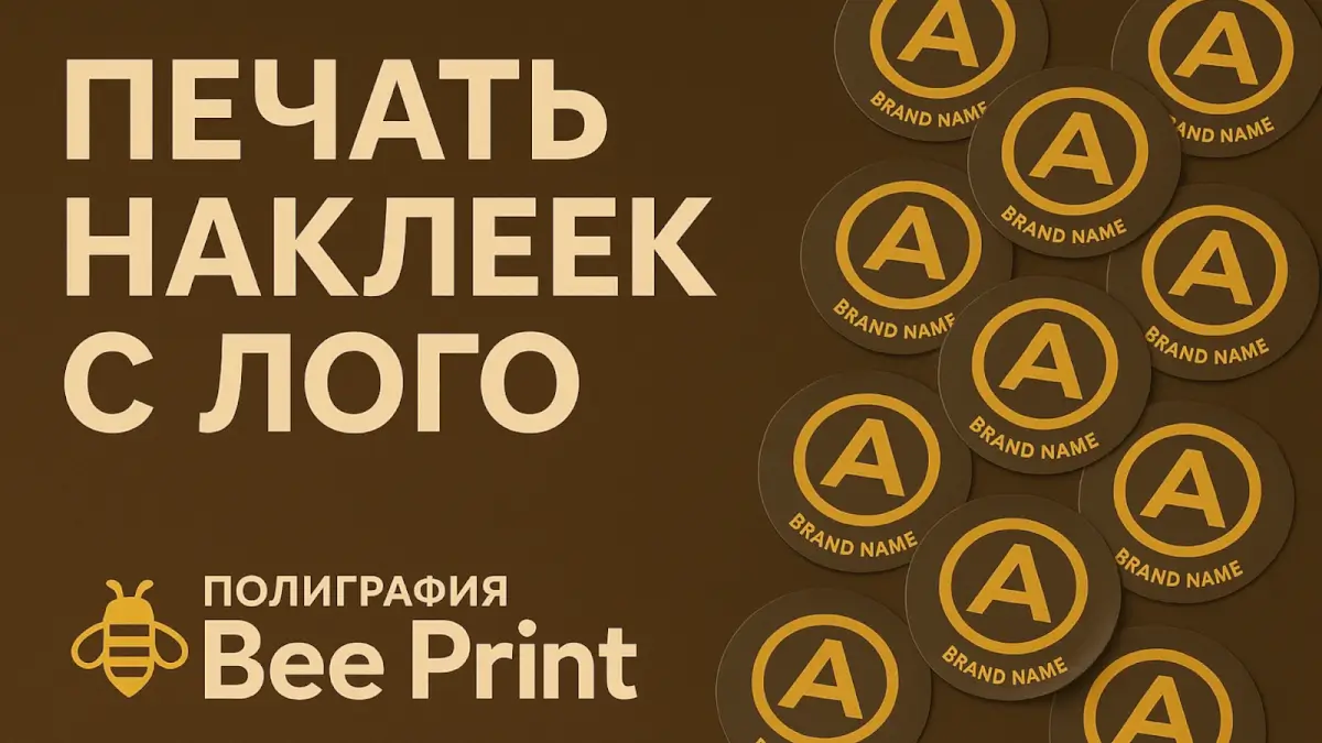 Бизнес наклейки на заказ для брендинга, упаковки и рекламы