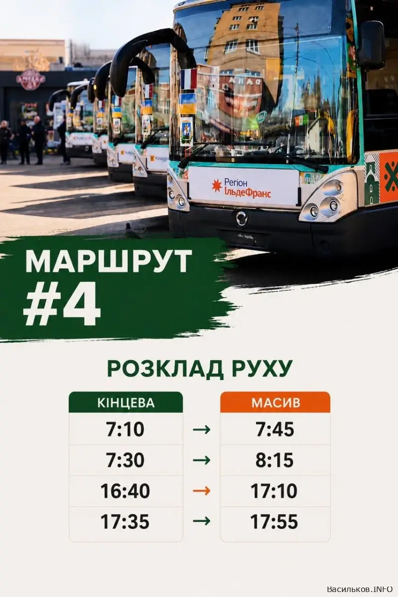 Громадський транспорт у Василькові стане зручнішим: маршрут №3 продовжили